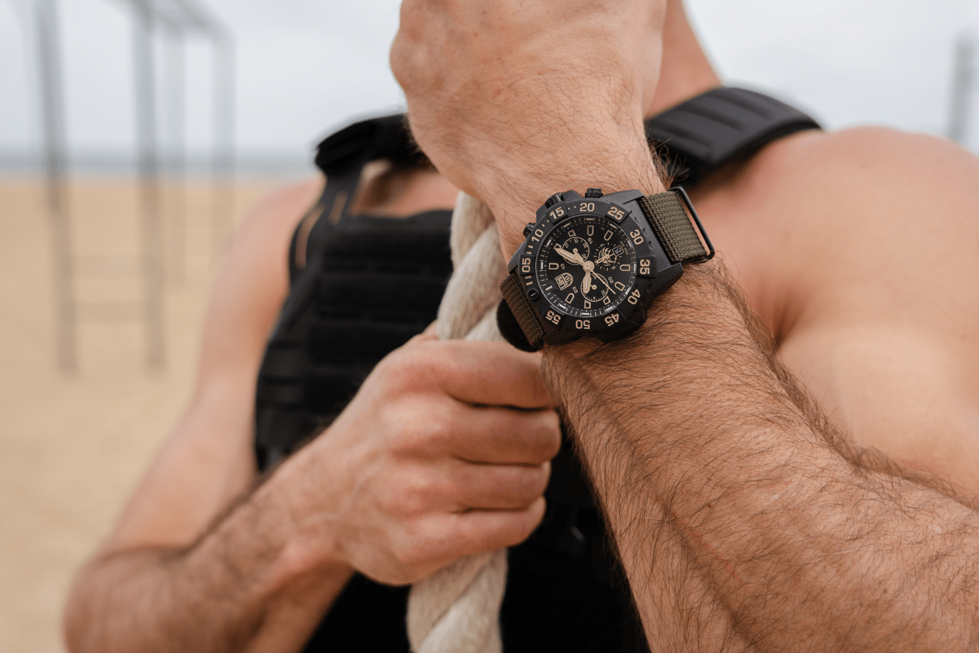 Navy Seal Foundation Chronograph 45 mm Taucheruhr 3590.NSF.SET