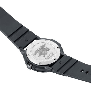 Original Navy SEAL, 43 mm, Militäruhr - 3001.EVO.BO.S, Gehäuseboden mit Luminox Gravur