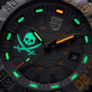Navy SEAL Pirate's Limited Edition, 44 mm, Taucheruhr - 3051.PIR.LE	, Ziffernblatt