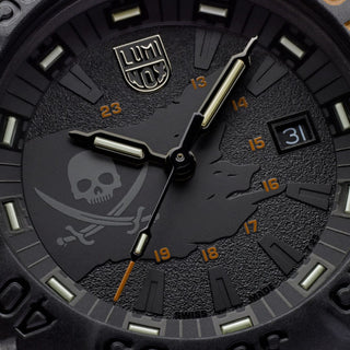 Navy SEAL Pirate's Limited Edition, 44 mm, Taucheruhr - 3051.PIR.LE	, Ziffernblatt