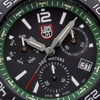 Pacific Diver Chronograph, 44 mm, Diver Watch - 3147	,Detail view of the watch dial
