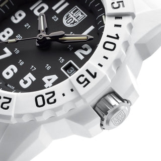 Navy SEAL, 45 mm, Militäruhr / Taucheruhr - 3507.WB	, Detailansicht Ziffernblatt und Krone
