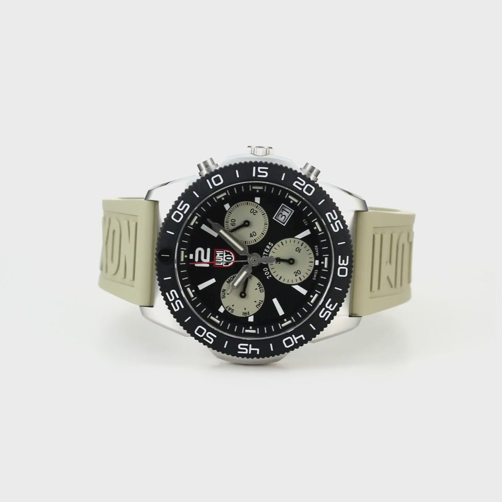 Pacific Diver Chronograph, 44 mm, Taucheruhr - 3150, 360 Grad Video der Armbanduhr