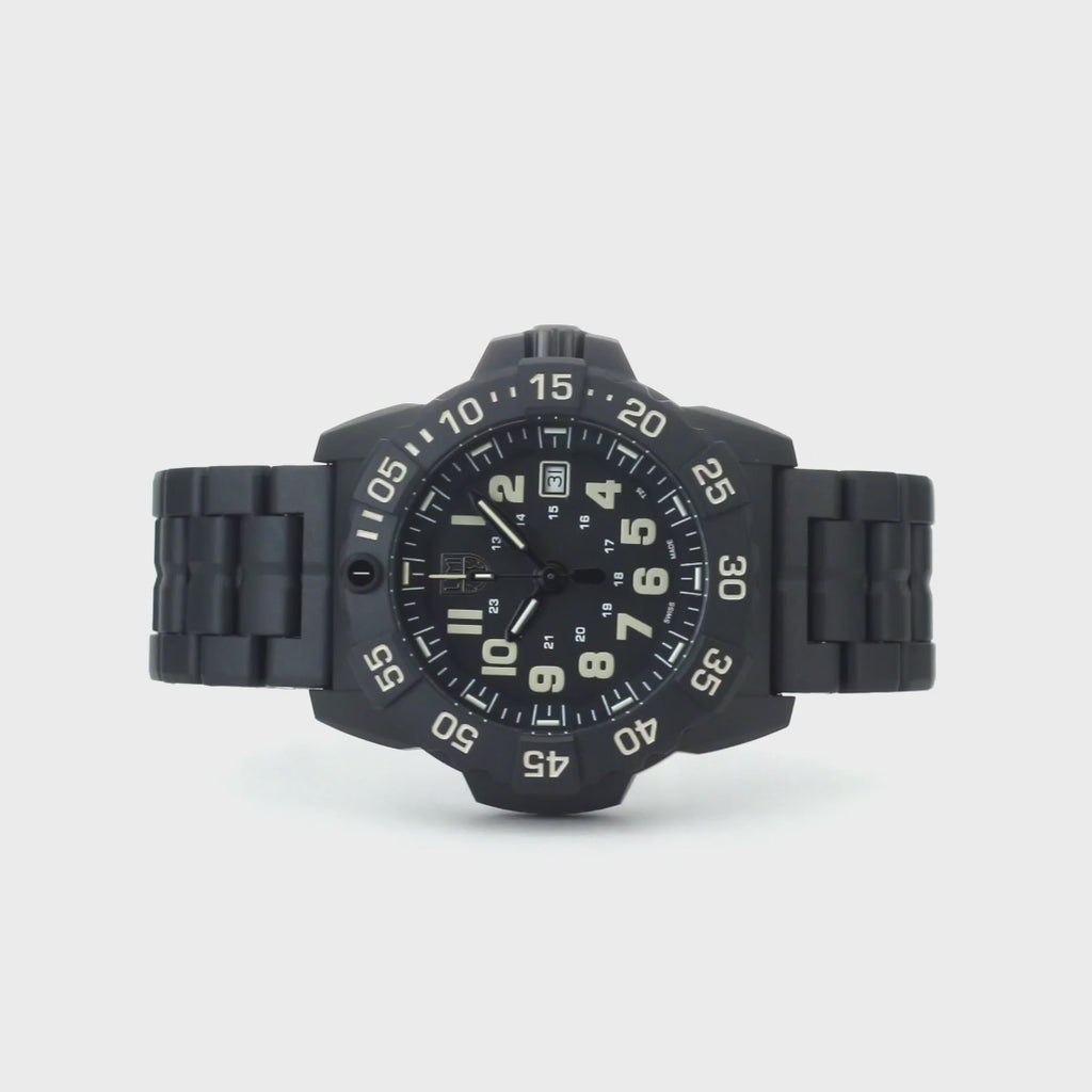 Navy SEAL, 45 mm, Militäruhr / Taucheruhr  - 3510, 360 Grad Video der Armbanduhr