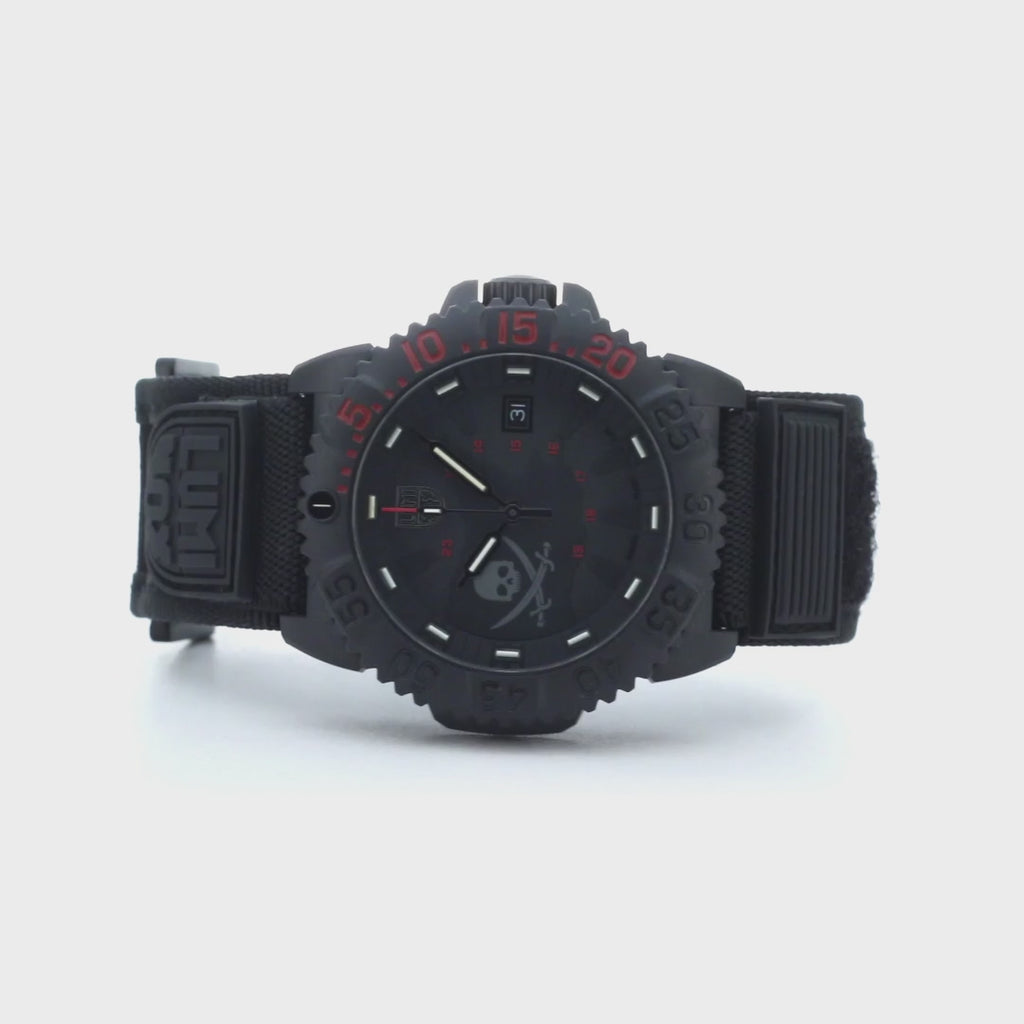 Navy SEAL Pirate's Limited Edition, 44 mm, Taucheruhr - 3051.PIR.LE	360 Grad Video der Armbanduhr