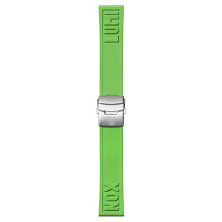 Kautschuk Armband, 24 mm, FPX.2406.60Q.K, Grün, passend für XS - XL Größen 