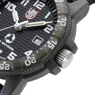 #tide ECO, 44 mm, Nachhaltige Outdoor Uhr - 0321.ECO, Detailansicht Ziffernblatt und Krone