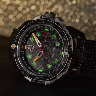 ICE-SAR Arctic, 46 mm, Outdoor Uhr - 1201, UV Shot grüne und orangene Leuchtröhren